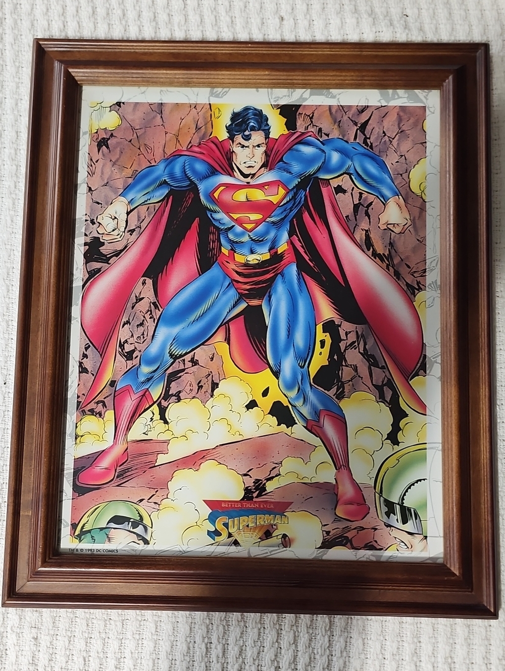 DC Comics Superman Hero Poster - Red, Blue, Yellow